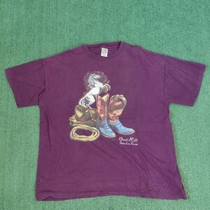 VINTAGE Boot Hill Dodge City Kansas T Shirt Size XXL